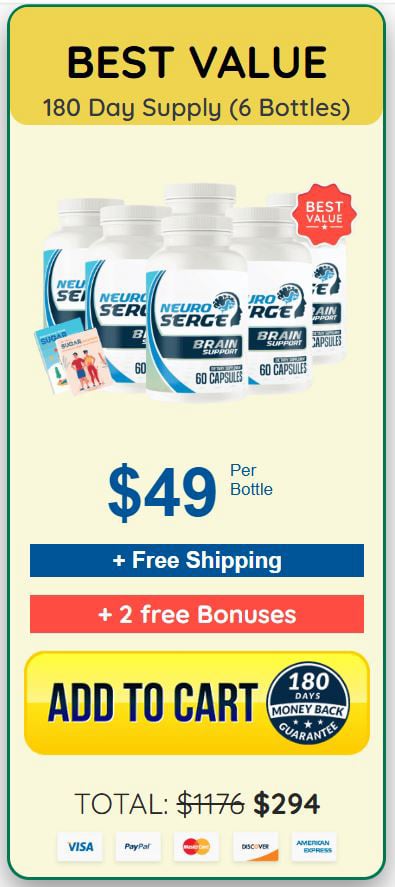 Neuro Serge 6 bottle